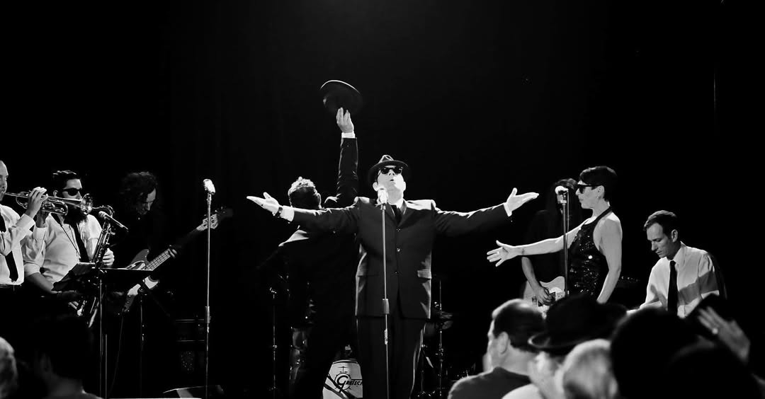The Blues Brothers and Sister of Soul Show performing live
